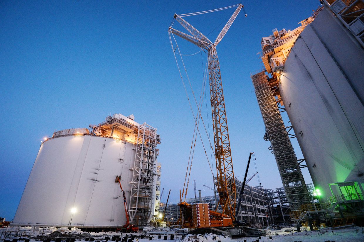 Строительство завода по производству сжиженного газа «Ямал СПГ»