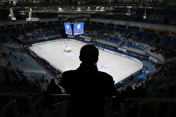 Ледовый дворец «Айсберг» в Олимпийском парке в Сочи