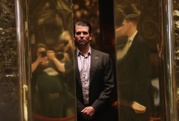 Дональд Трамп-младший в Trump Tower в Нью-Йорке