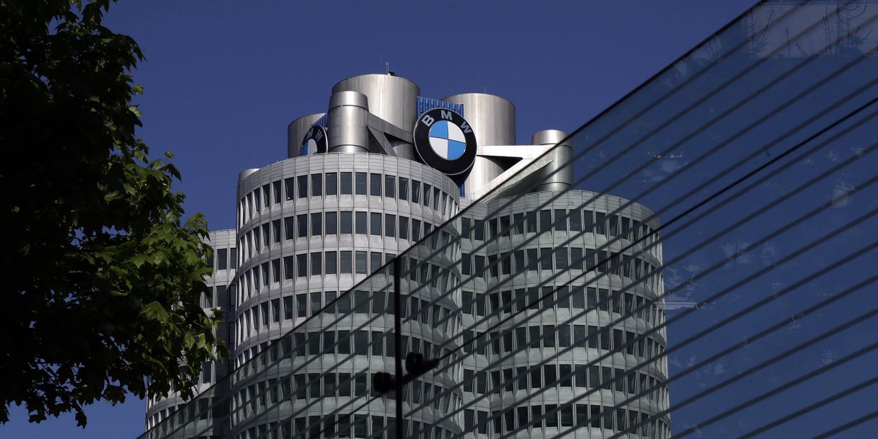 Штаб-квартира немецкого производителя автомобилей BMW в Мюнхене