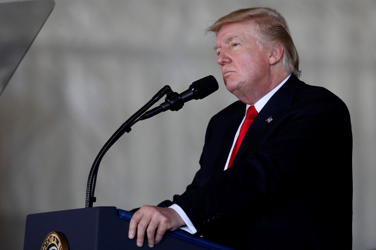 Президент США Дональд Трамп. 22 июля 2017