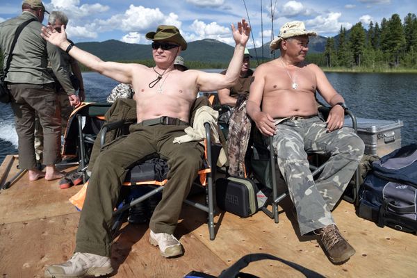 Президент РФ В. Путин провел отпуск в Республике Тыва
