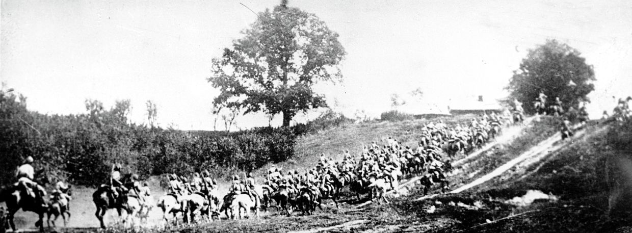 Первая конная армия в походе во время войны с белополяками. 1920 год