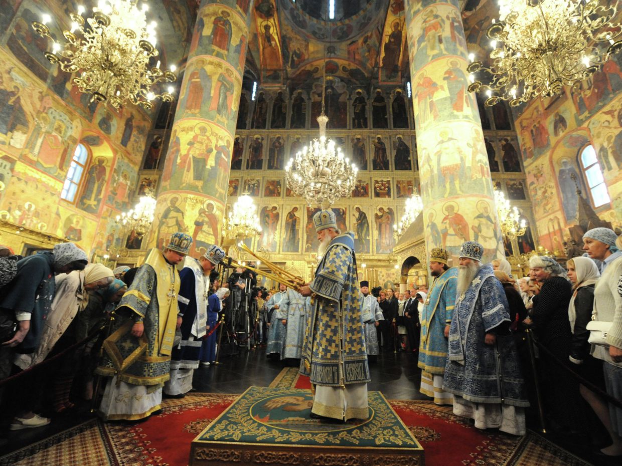 Патриаршее служение в праздник Успения Божией Матери