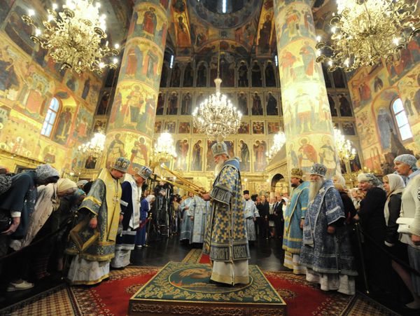 Патриаршее служение в праздник Успения Божией Матери