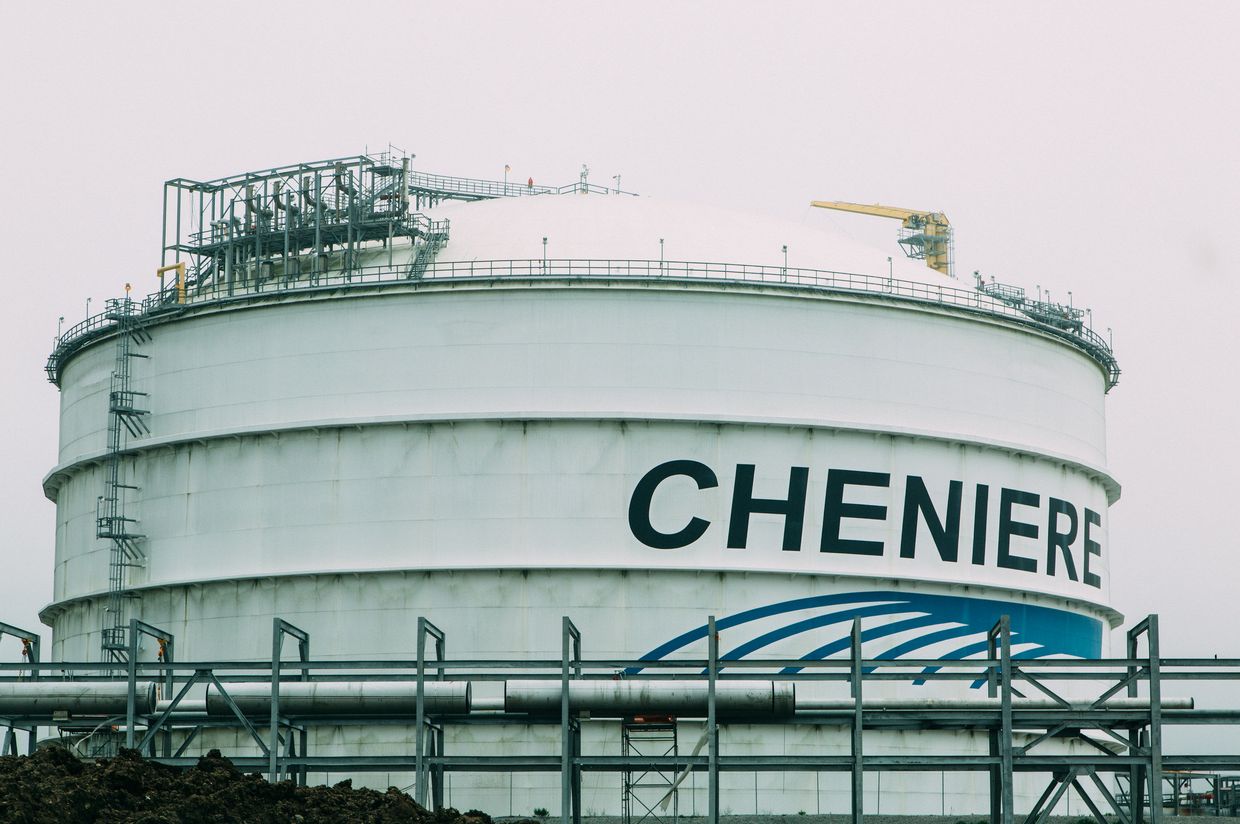 Хранилище сжиженного газа компании Cheniere