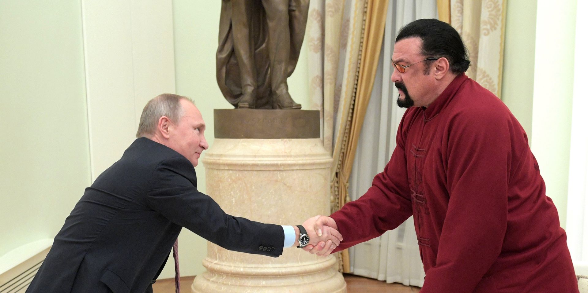 Президент РФ Владимир Путин и американский актер во время встречи в Кремле  - ИноСМИ, 1920, 27.02.2023
