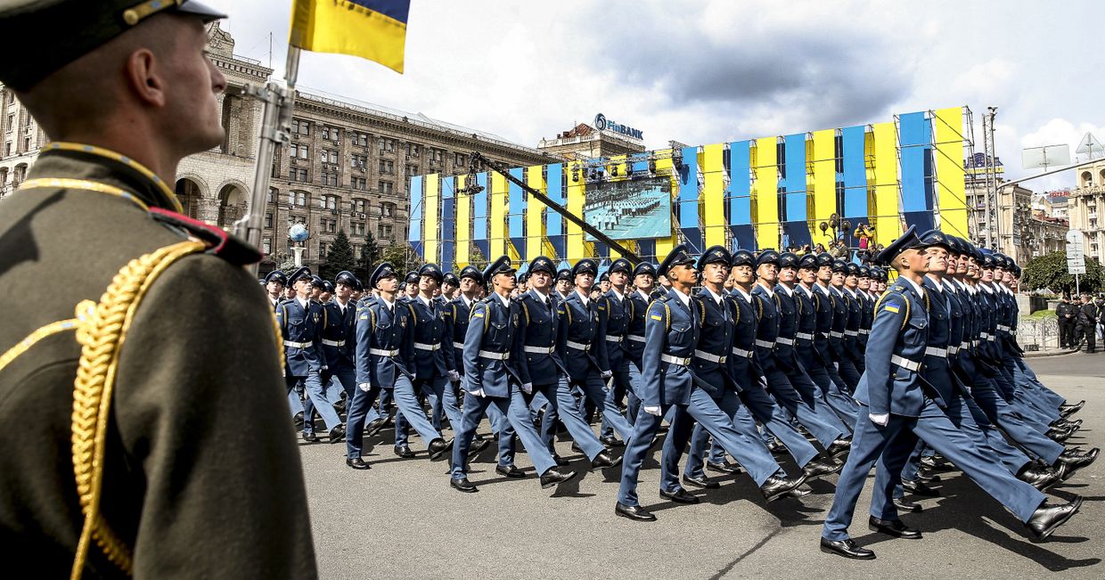 Парад в честь Дня независимости в Киеве
