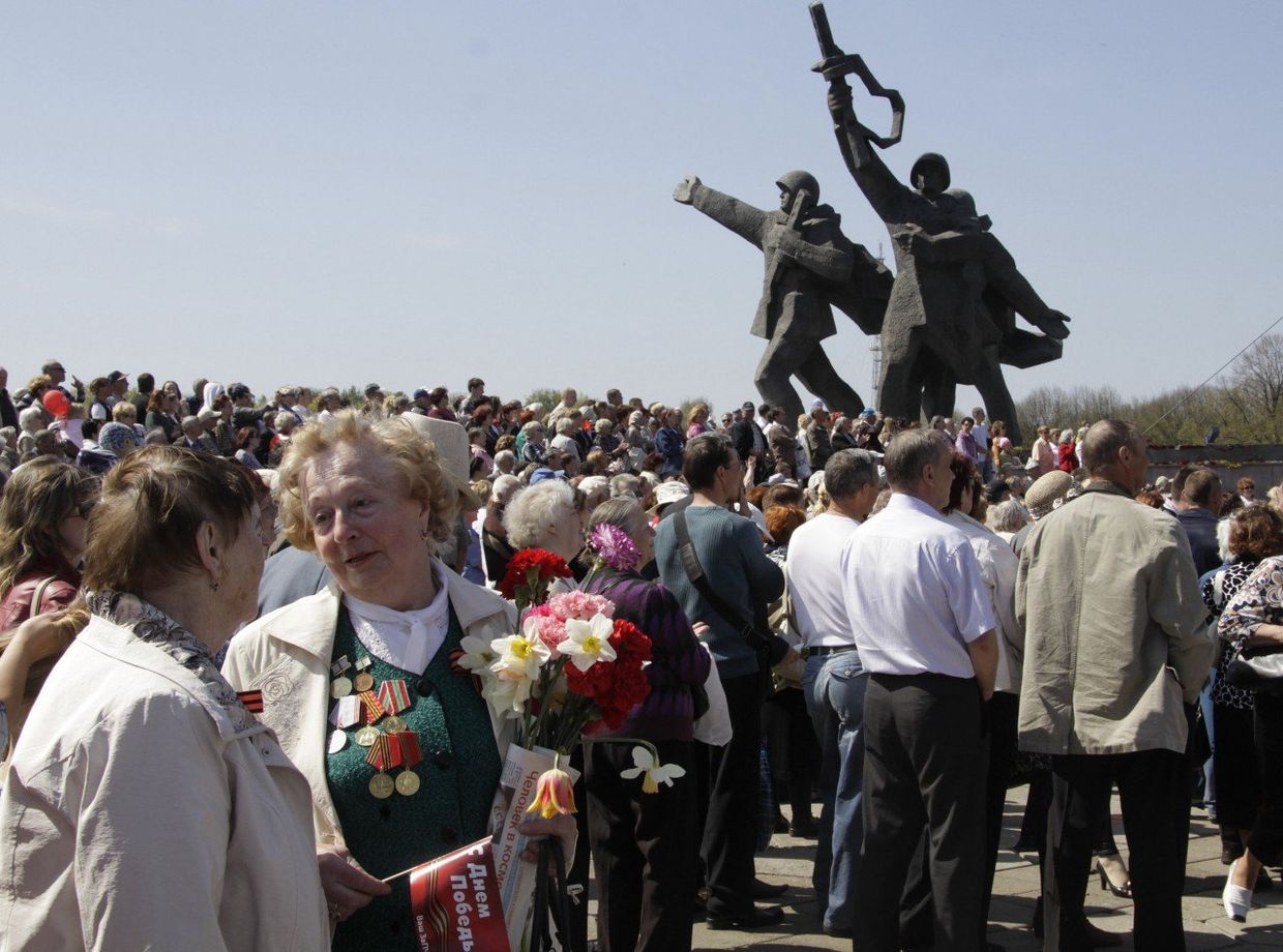 Празднование 9 мая в Риге