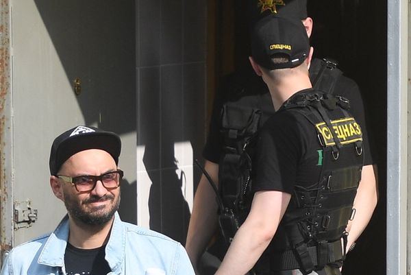 Режиссер Кирилл Серебренников после заседания Басманного суда в Москве. 23 августа 2017