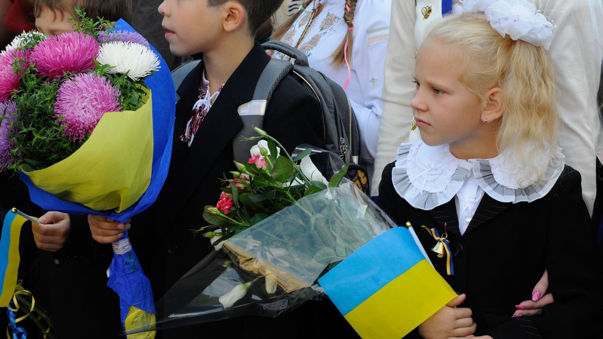 Начало учебного года в школах Украины