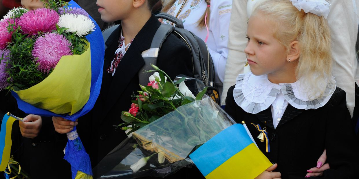 Начало учебного года в школах Украины