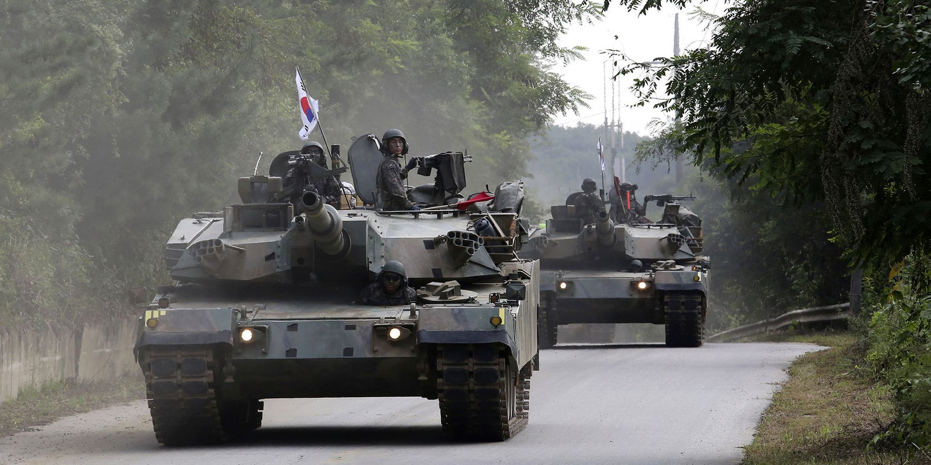 Южнокорейский танк K-1 во время военных учений в Паджу, Южная Корея - ИноСМИ, 1920, 26.02.2026