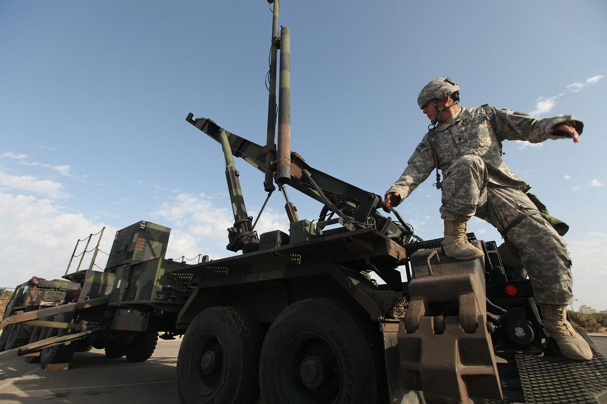 Армейский зенитно-ракетный комплекс Patriot вооруженных сил США. Архивное фото Армейский зенитно-ракетный комплекс Patriot вооруженных сил США. Архивное фото