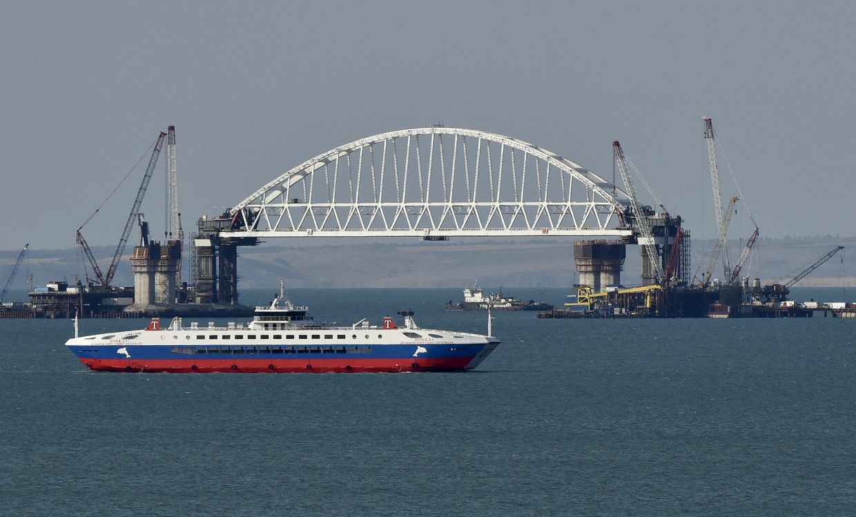 Строительство Крымского моста