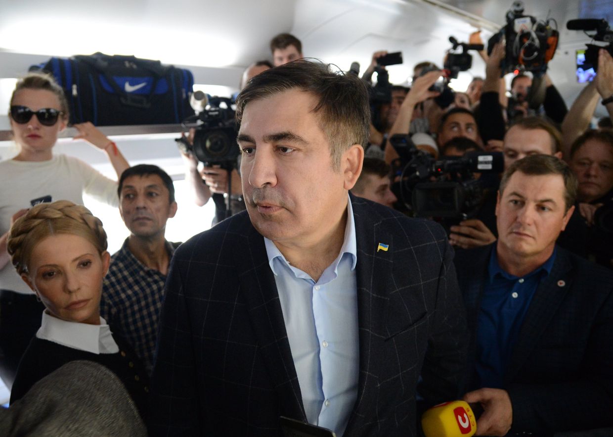 Михаил Саакашвили пересек польско-украинскую границу