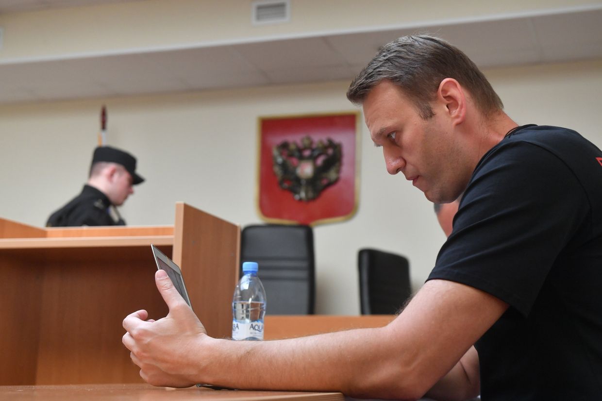 Заседание по делу А. Навального в Симоновском суде