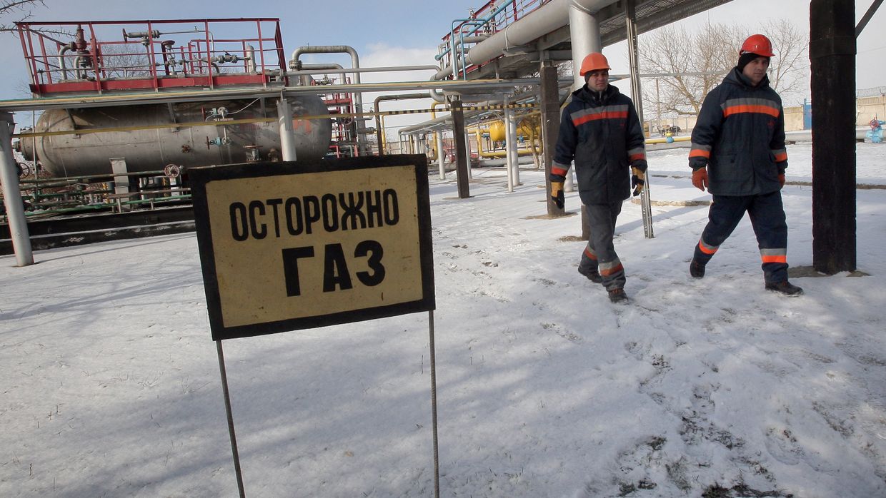 Газохранилище Черноморнефтегаз в Крыму