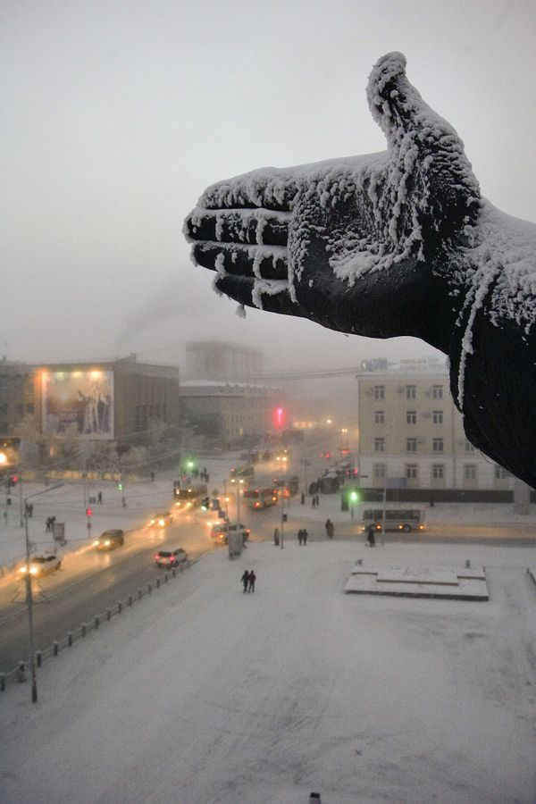 Зима в Якутске