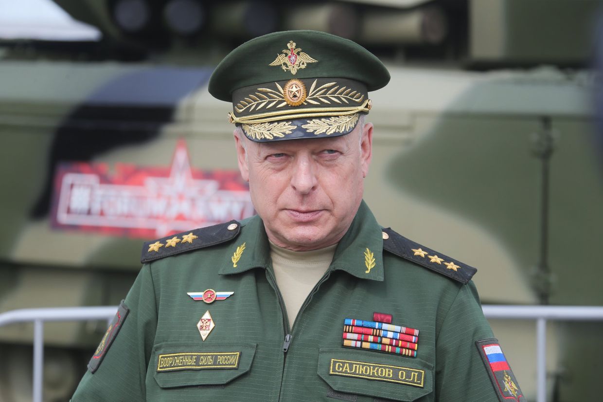 Главнокомандующий сухопутными войсками МО РФ генерал-полковник Олег Салюков на международном военно-техническом форуме Армия-2017 в Московской области. 22 августа 2017