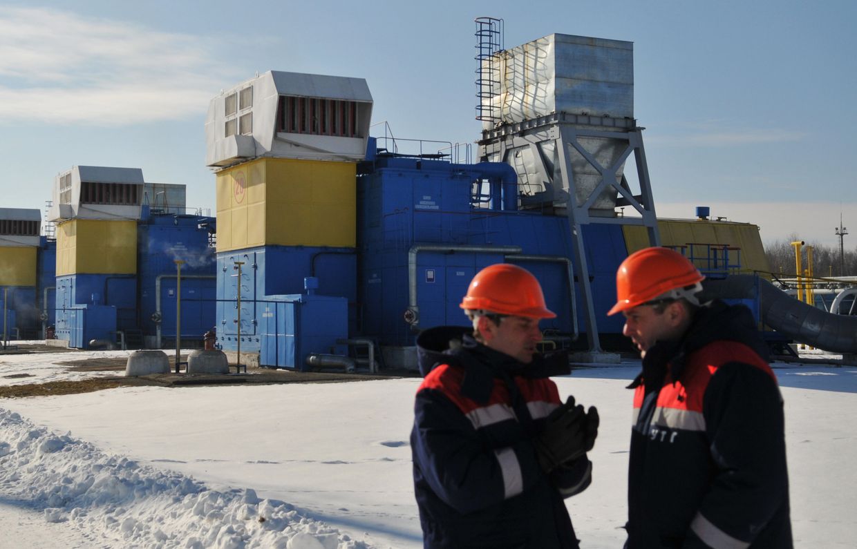 Бильче-Волыцко-Угерское газохранилище на Украине