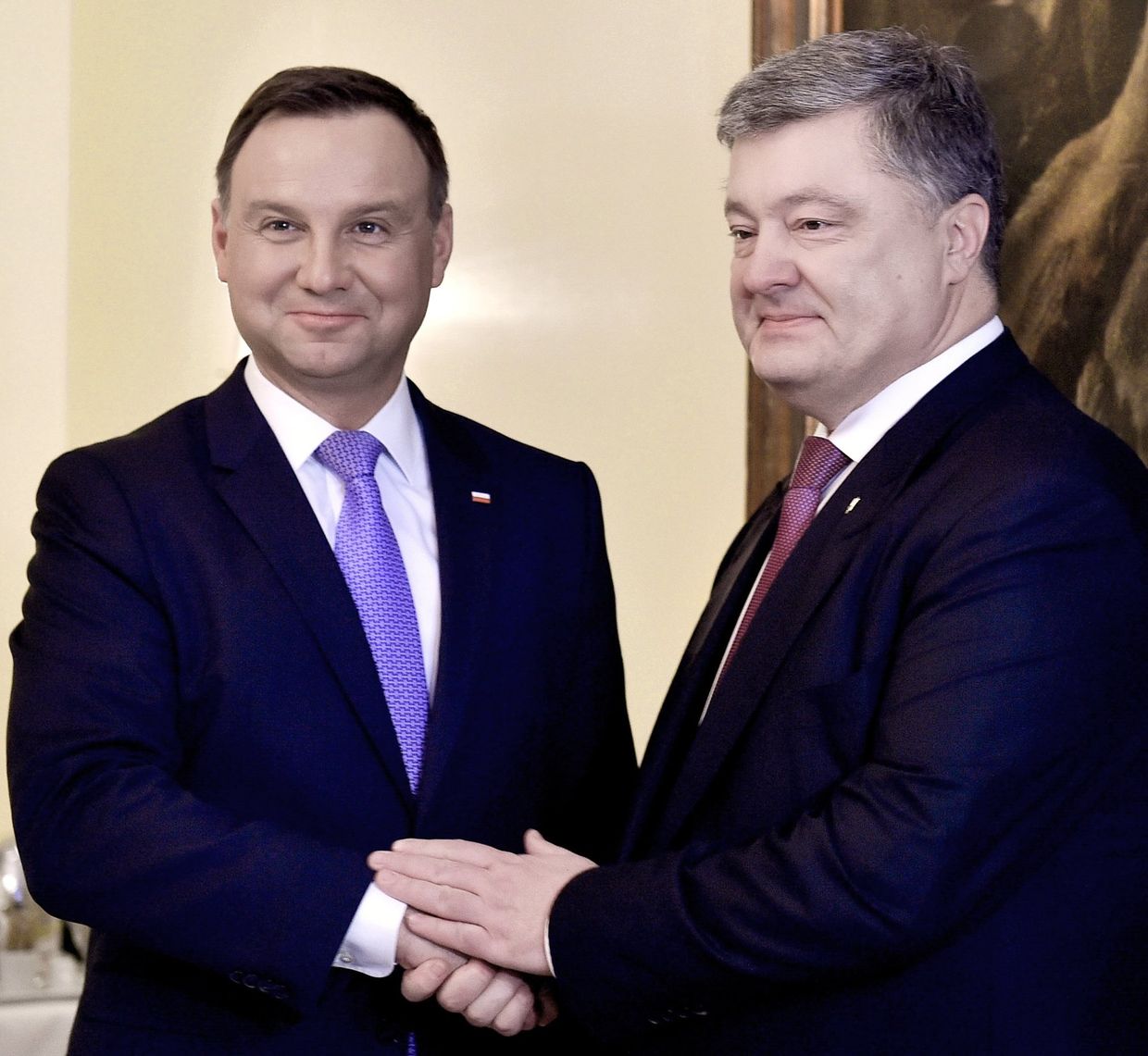 Встреча президентов Украины и Польши П.Порошенко и Анджей Дуда в Мюнхене