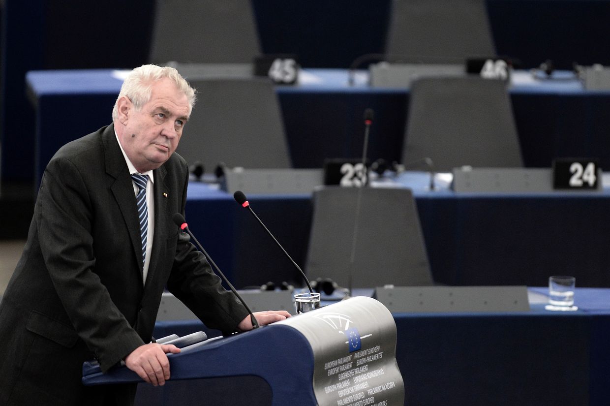 Президент Чехии Милош Земан