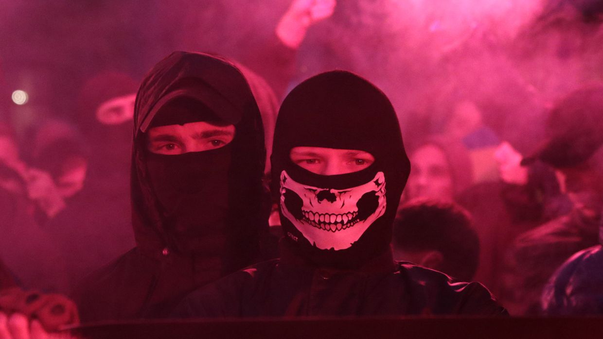 Акции националистов на Украине