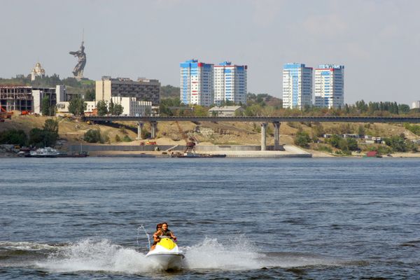 Вид на новостройки Волгограда