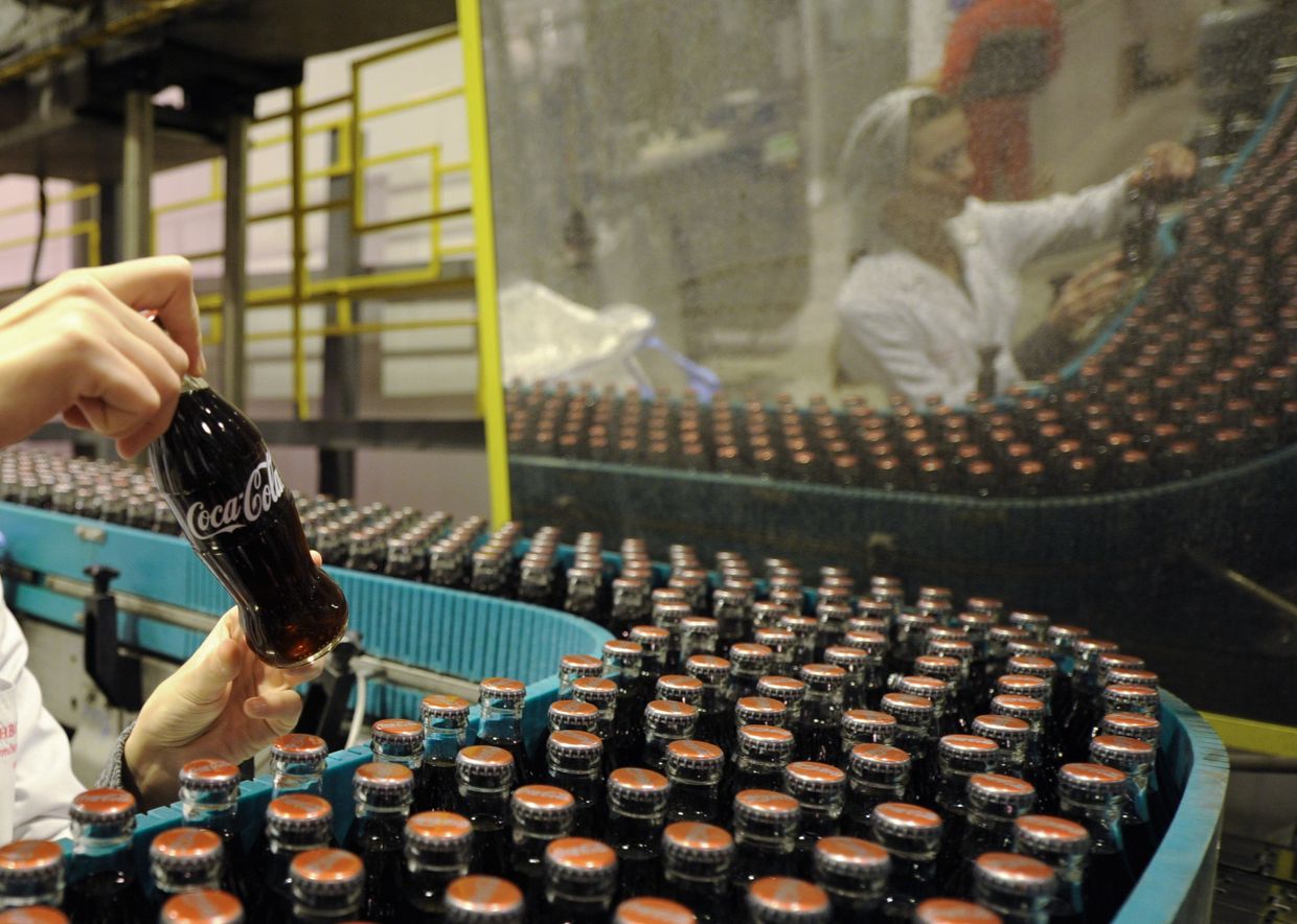 Работа завода Coca-Cola в Москве Работа завода Coca-Cola в Москве