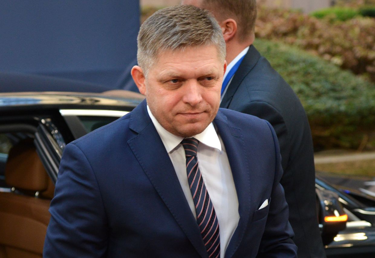 Премьер-министр Словакии Роберт Фицо на саммите Европейского Союза в Брюсселе. 15 декабря 2016 года
