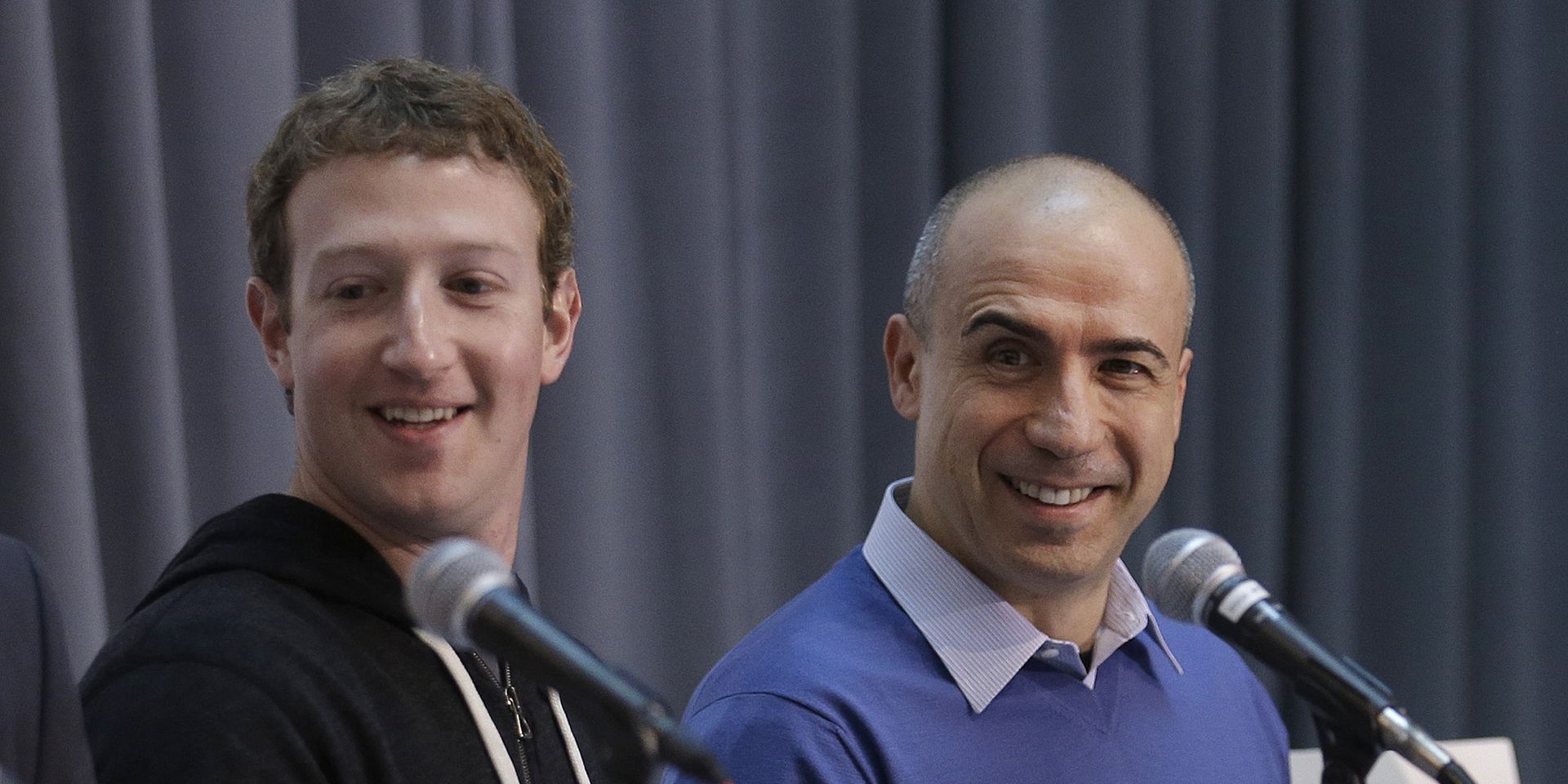 Предприниматель Юрий Мильнер и руководитель компании Facebook Inc. Марк Цукерберг - ИноСМИ, 1920, 19.12.2022