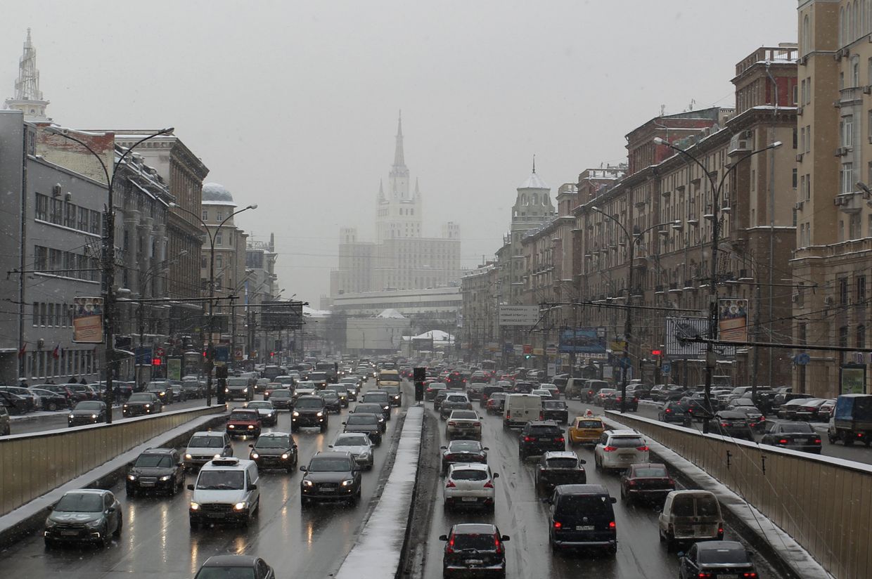 Автомобильные пробки в Москве