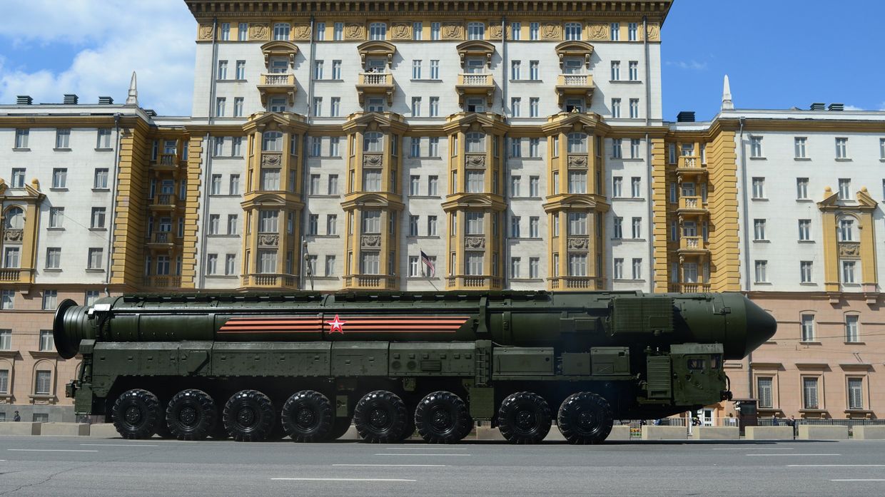 Генеральная репетиция военного парада в честь 71-й годовщины Победы в ВОВ