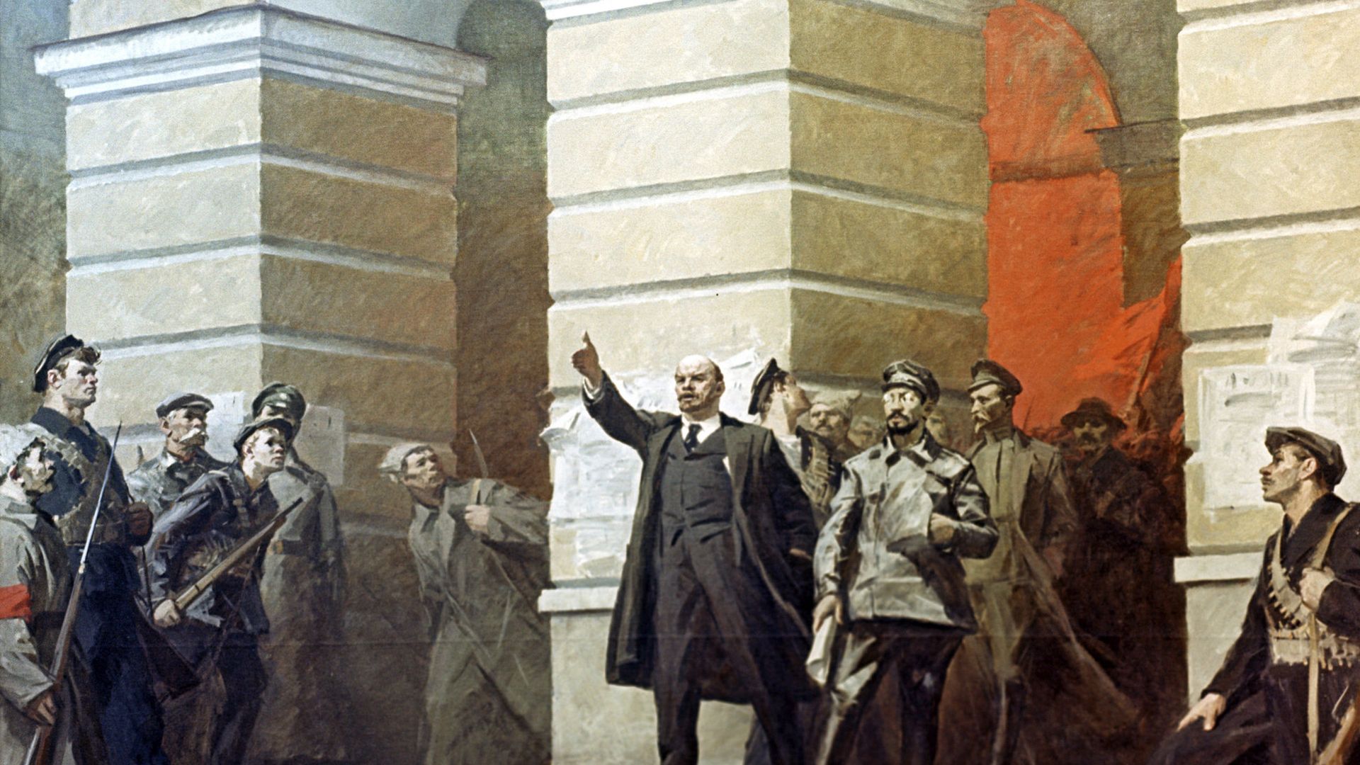 Репродукция картины Октябрь - ИноСМИ, 1920, 11.08.2026