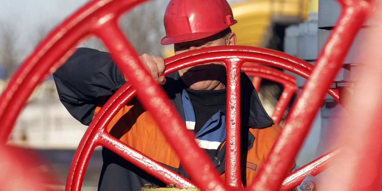 Работа газокомпрессорной станции газопровода Ямал-Европа в Белоруссии