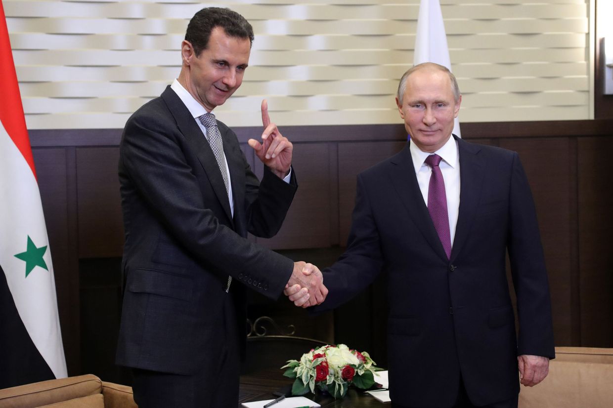 Владимир Путин и президент Сирии Башар Асад во время встречи. 21 ноября 2017 Владимир Путин и президент Сирии Башар Асад во время встречи. 21 ноября 2017