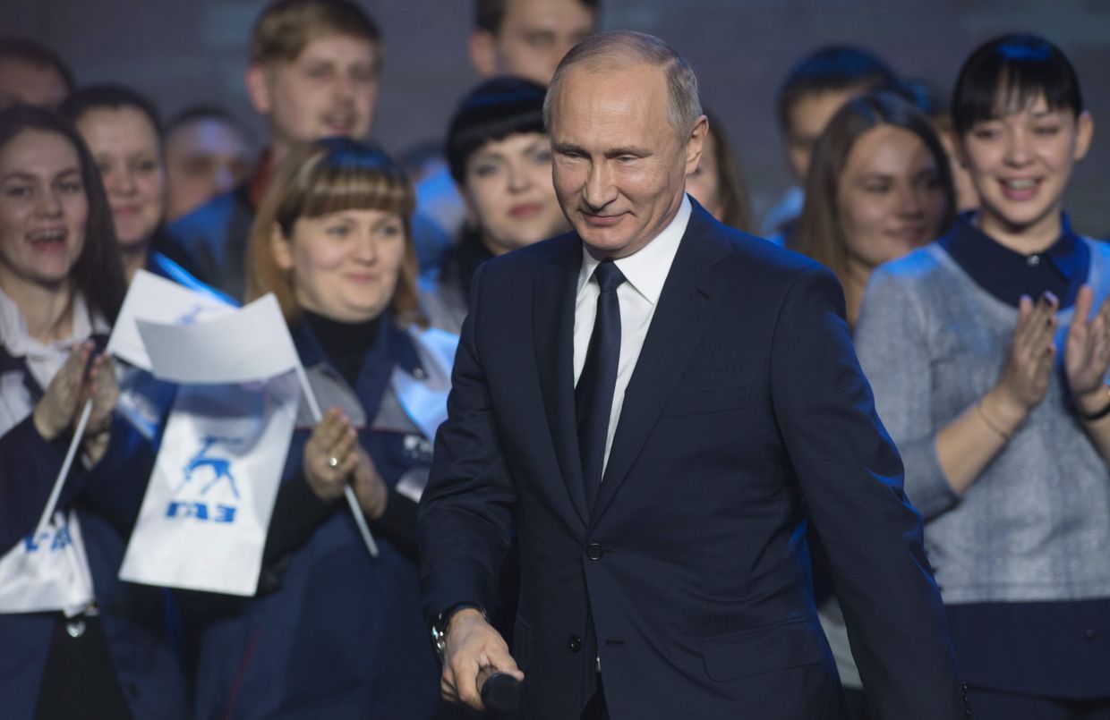 Рабочая поездка президента РФ В. Путина в Нижний Новгород
