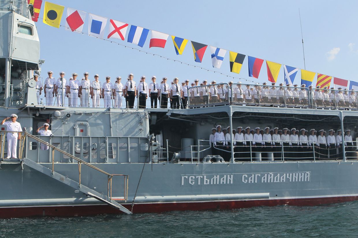 Украинский фрегат Гетьман Сагайдачный