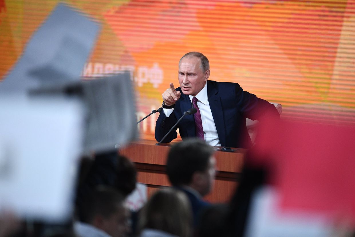 Ежегодная большая пресс-конференция президента РФ Владимира Путина Ежегодная большая пресс-конференция президента РФ Владимира Путина