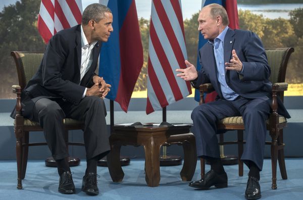 В.Путин встретился с Б.Обамой в рамках саммита G8