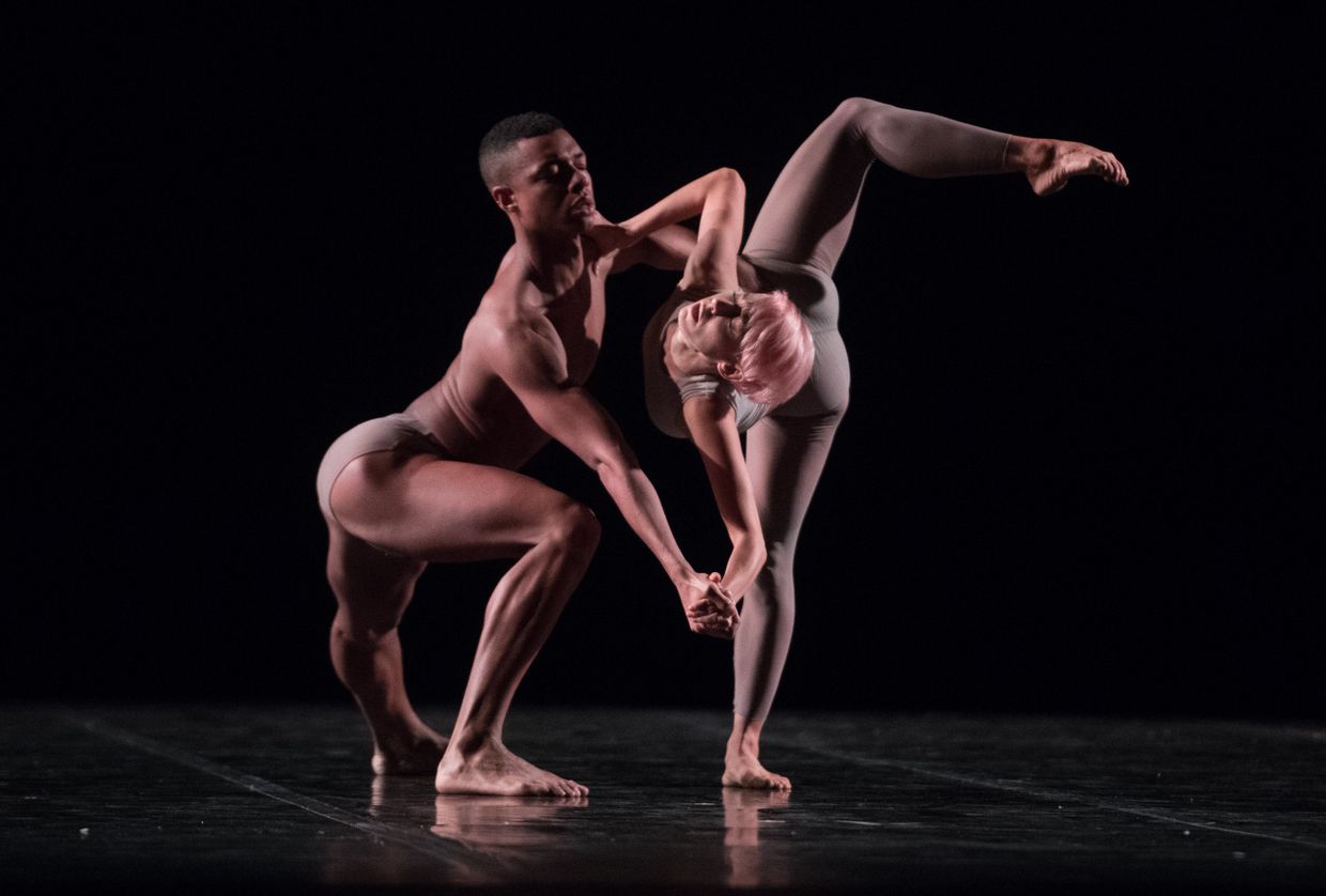 Участники Company Wayne McGregor на генеральной репетиции гала-открытия фестиваля CONTEXT. 13 ноября 2017