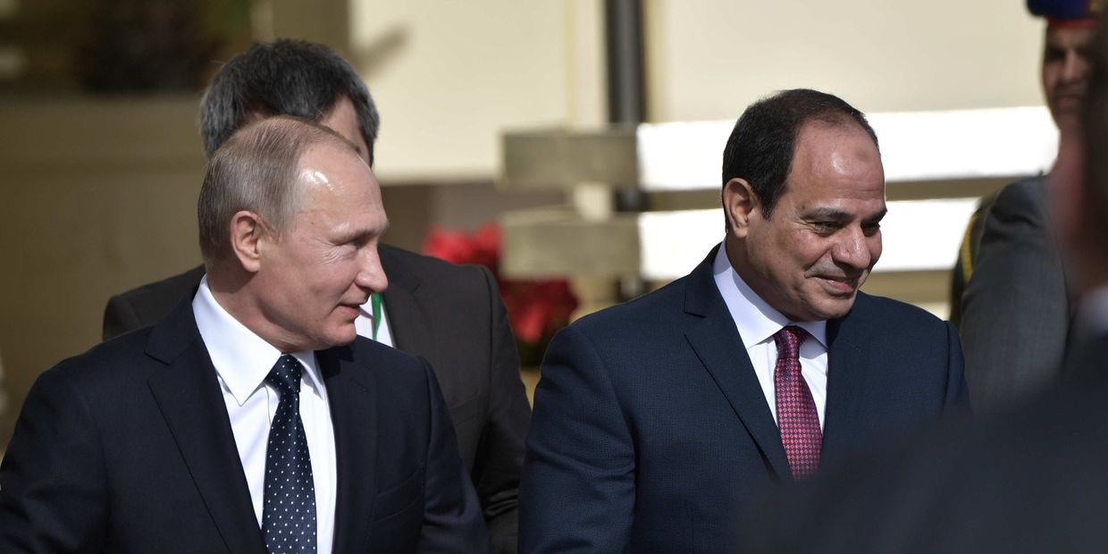 Рабочий визит президента РФ В. Путина в Египет