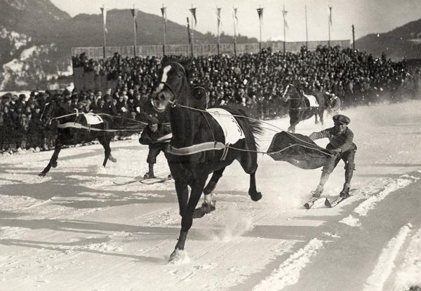 Скиджоринг в 1930 году