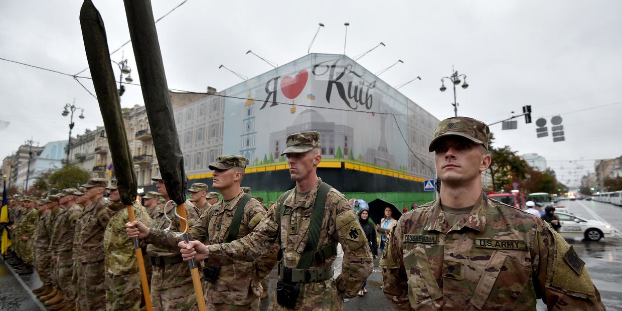 Американские военные в Киеве