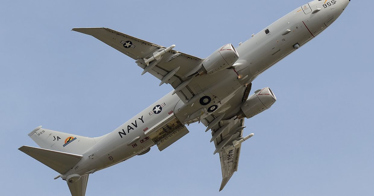 Американский самолет Boeing P-8A Poseidon