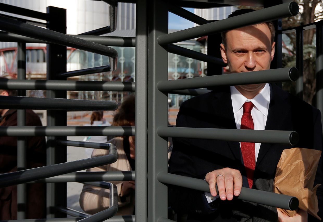 Российский оппозиционер Алексей Навальный