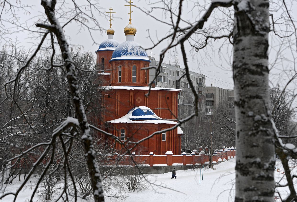 Храм Пресвятой Богородицы на озере Комсомольское в Казани