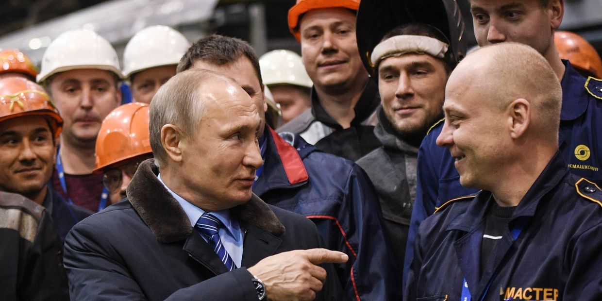 Рабочая поездка президента РФ В. Путина в Тверскую область