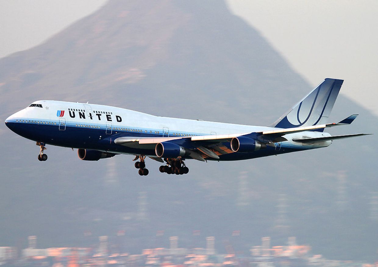Боинг 747 авиакомпании «Юнайтед»